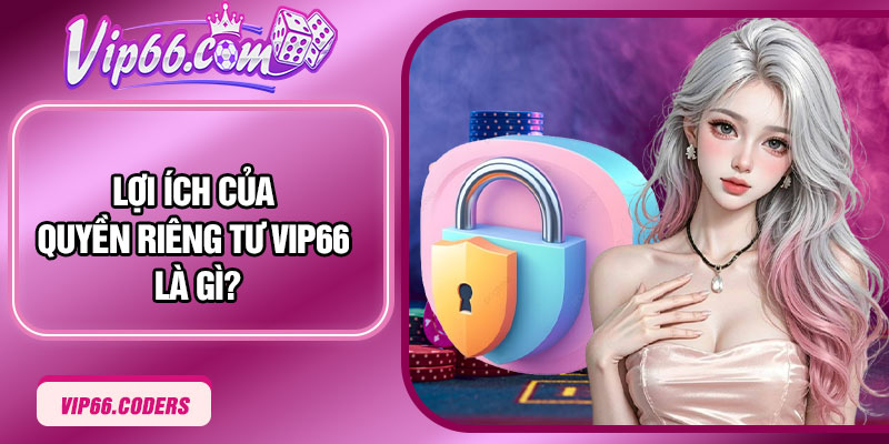 Lợi ích của quyền riêng tư Vip66 là gì?